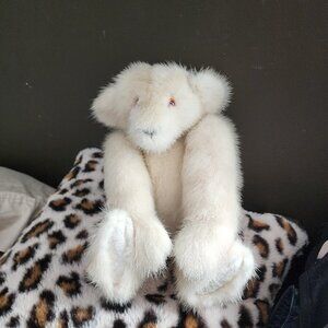 Mink fur stuffed bear or baby lion?